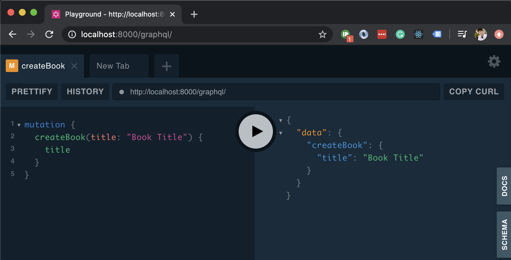 graphql playground image